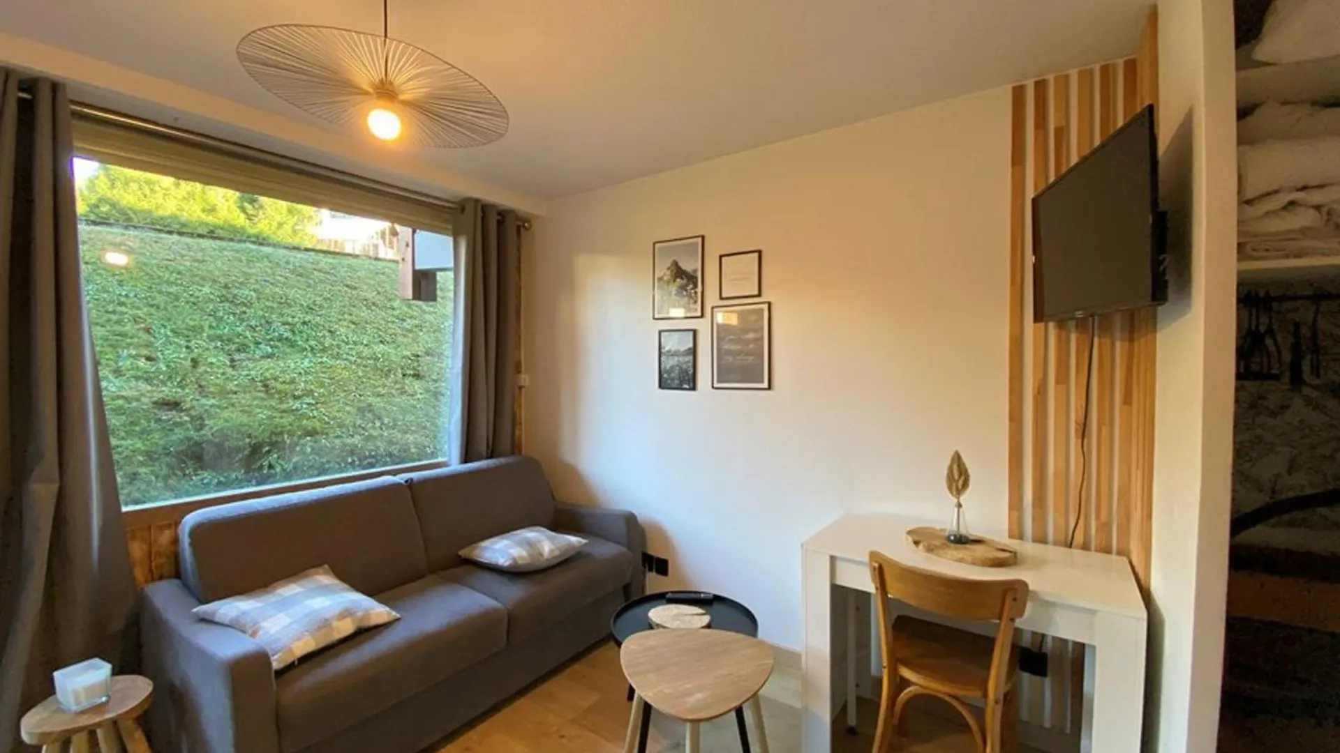 Studio Renove 4 Pers. Avec Terrasse Et Parking, Crest-Voland - Fr-1-733-159
